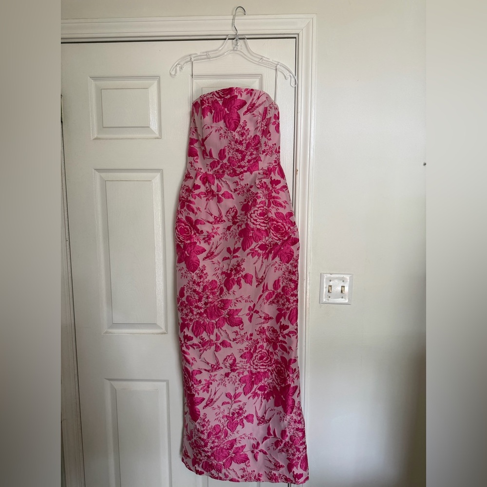 Lula Kate Garden Flora Pink gown